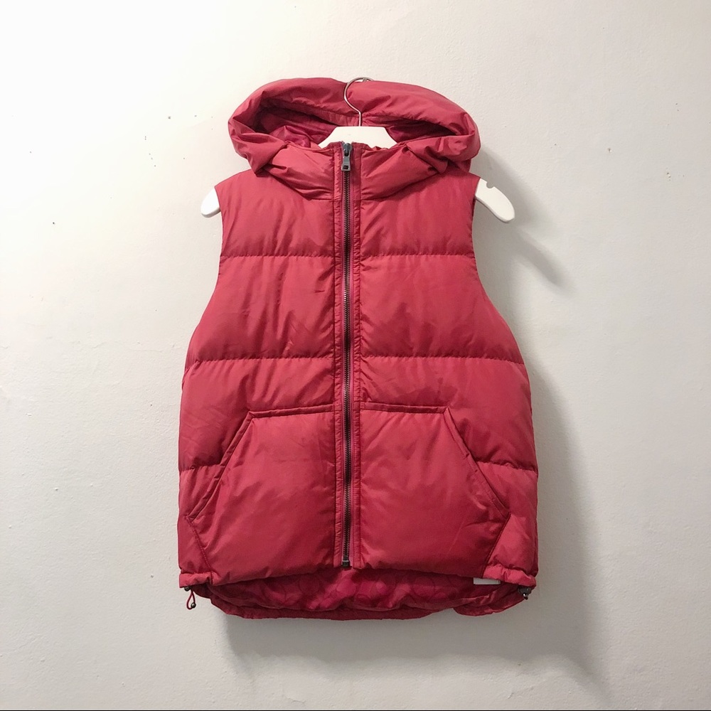 COACH Puffer Vest with Signature Logo Lining